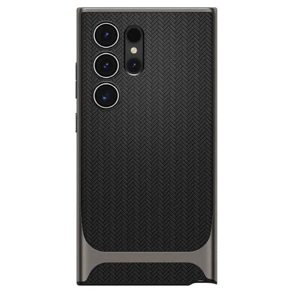 Etui Spigen Neo Hybrid ACS07305 do Galaxy S24 Ultra Czarno-srebrny