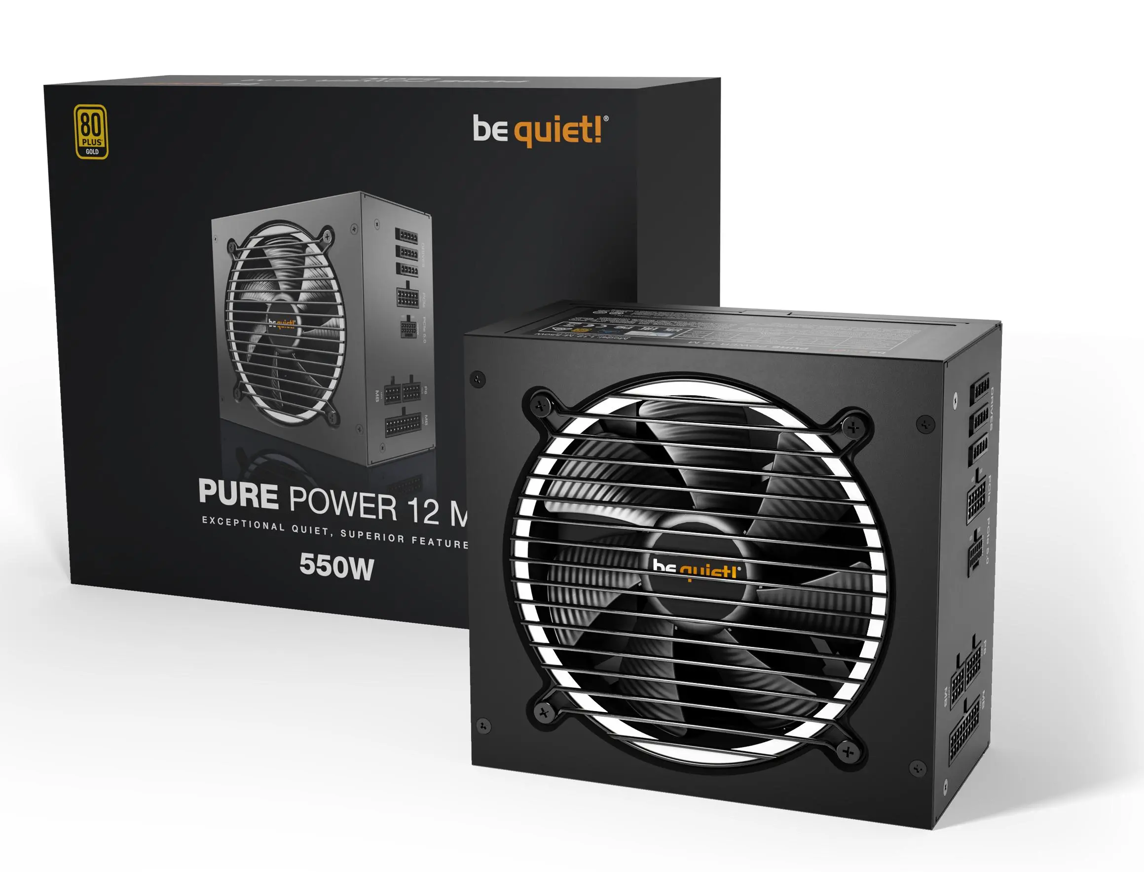 Zasilacz be quiet! Pure Power 12 M 550W 80+ Gold Czarny