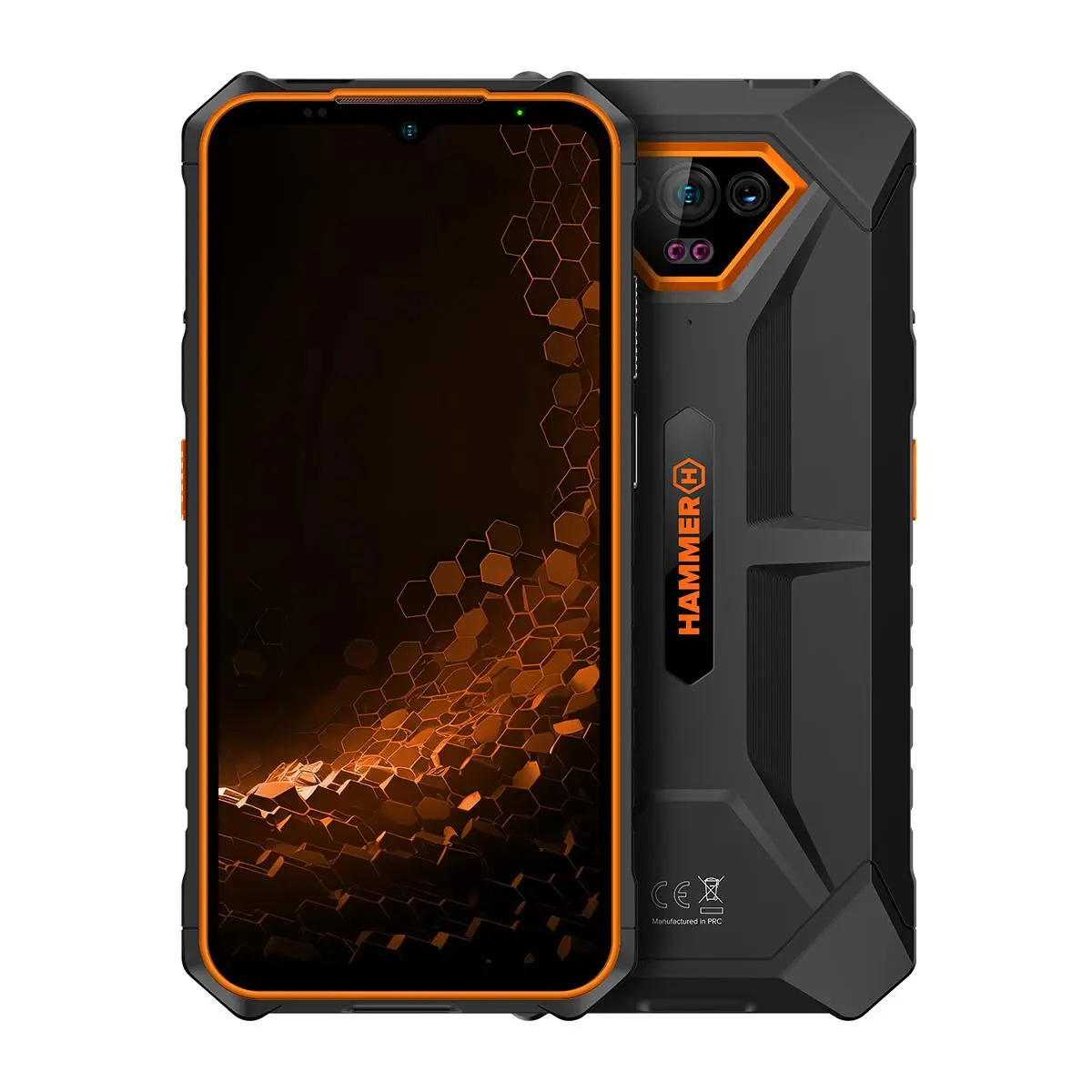 Smartfon myPhone HAMMER Iron V 6/64GB 6,5" 50 Mpix Czarno-pomarańczowy