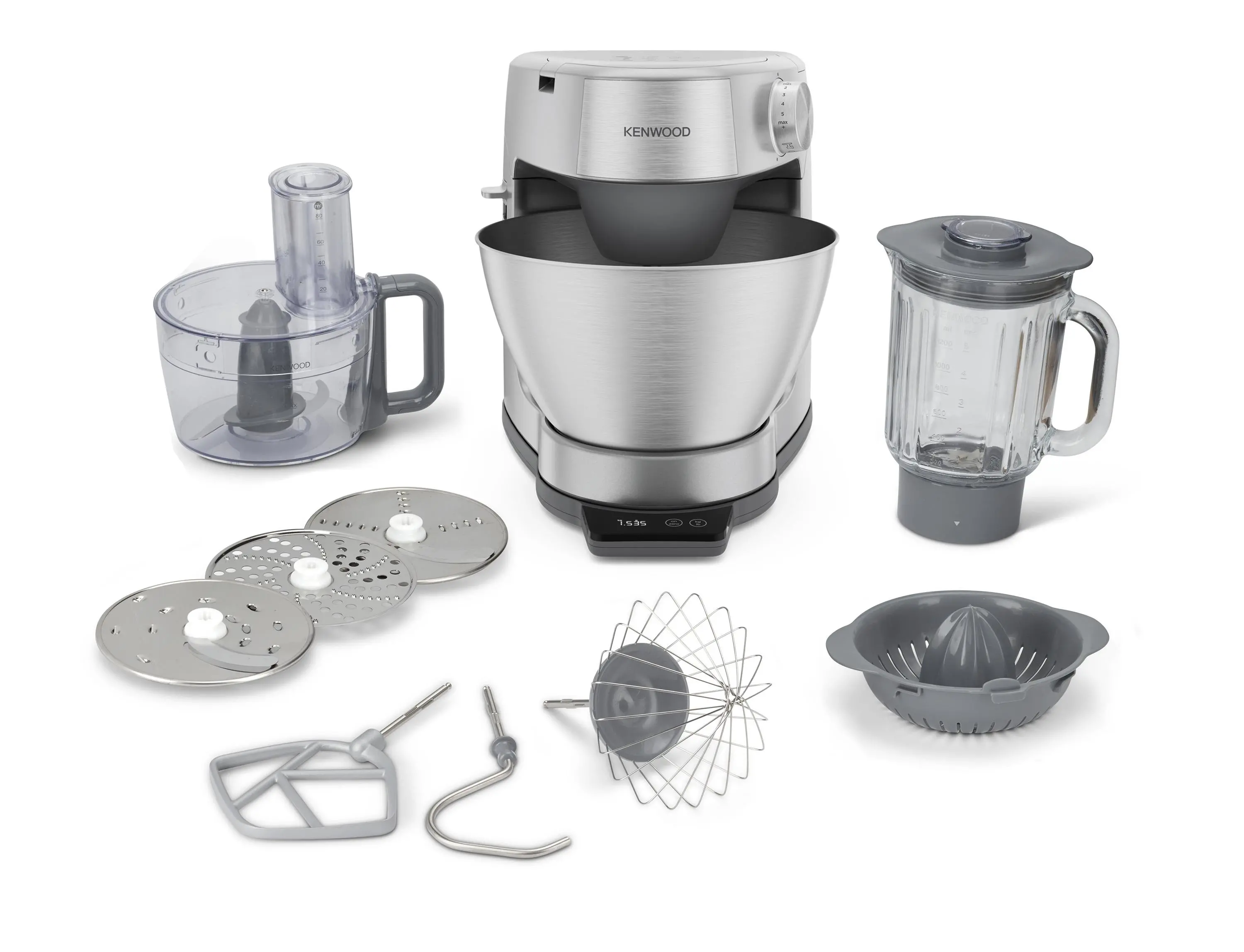 Robot kuchenny Kenwood KHC29A.O0SI 1000W Wyciskarka do cytrusów Rozdrabniacz Blender kielichowy