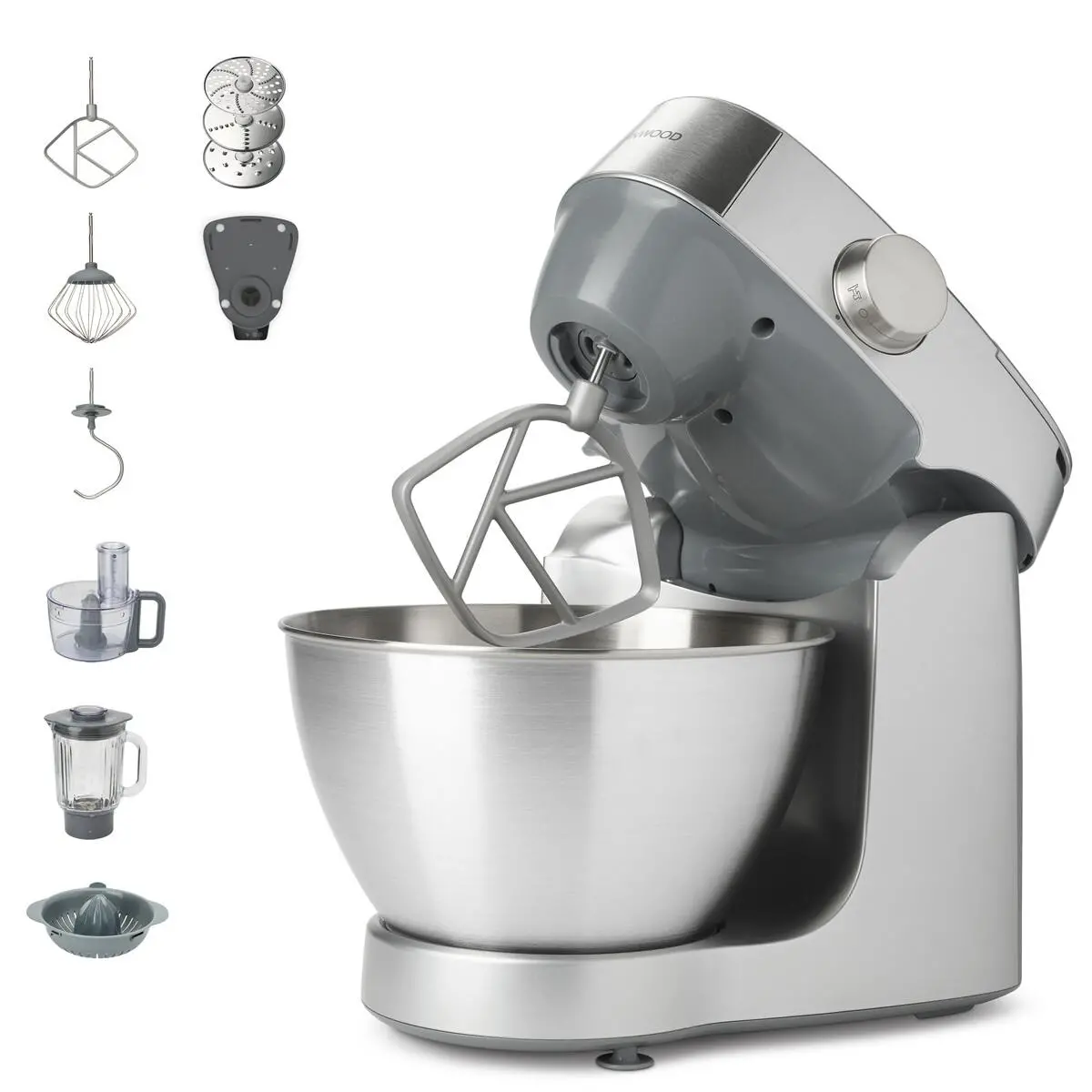 Robot kuchenny Kenwood KHC29A.O0SI 1000W Wyciskarka do cytrusów Rozdrabniacz Blender kielichowy
