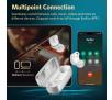 Słuchawki bezprzewodowe Earfun Free Pro 3 ANC Dokanałowe Bluetooth 5.3 Biały