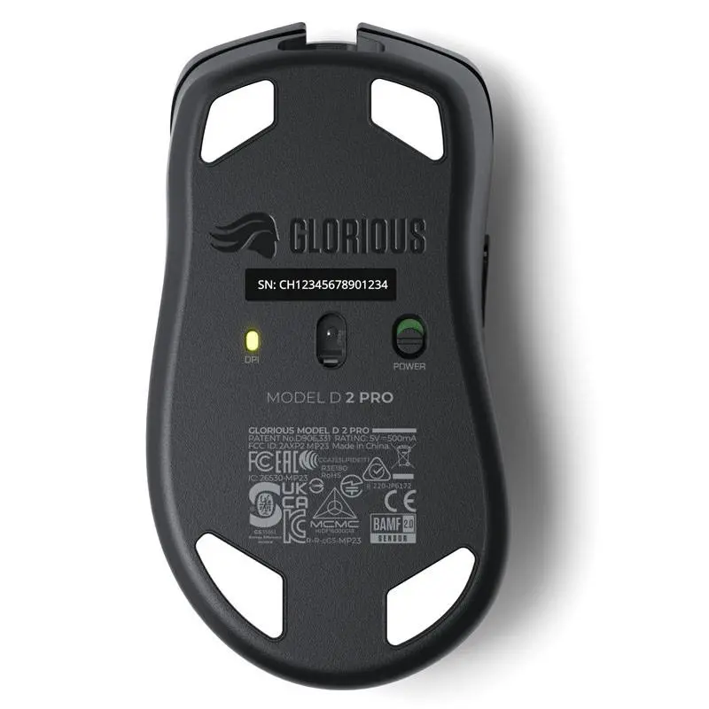 Myszka gamingowa Glorious Model D2 Pro Wireless 1K Czarny