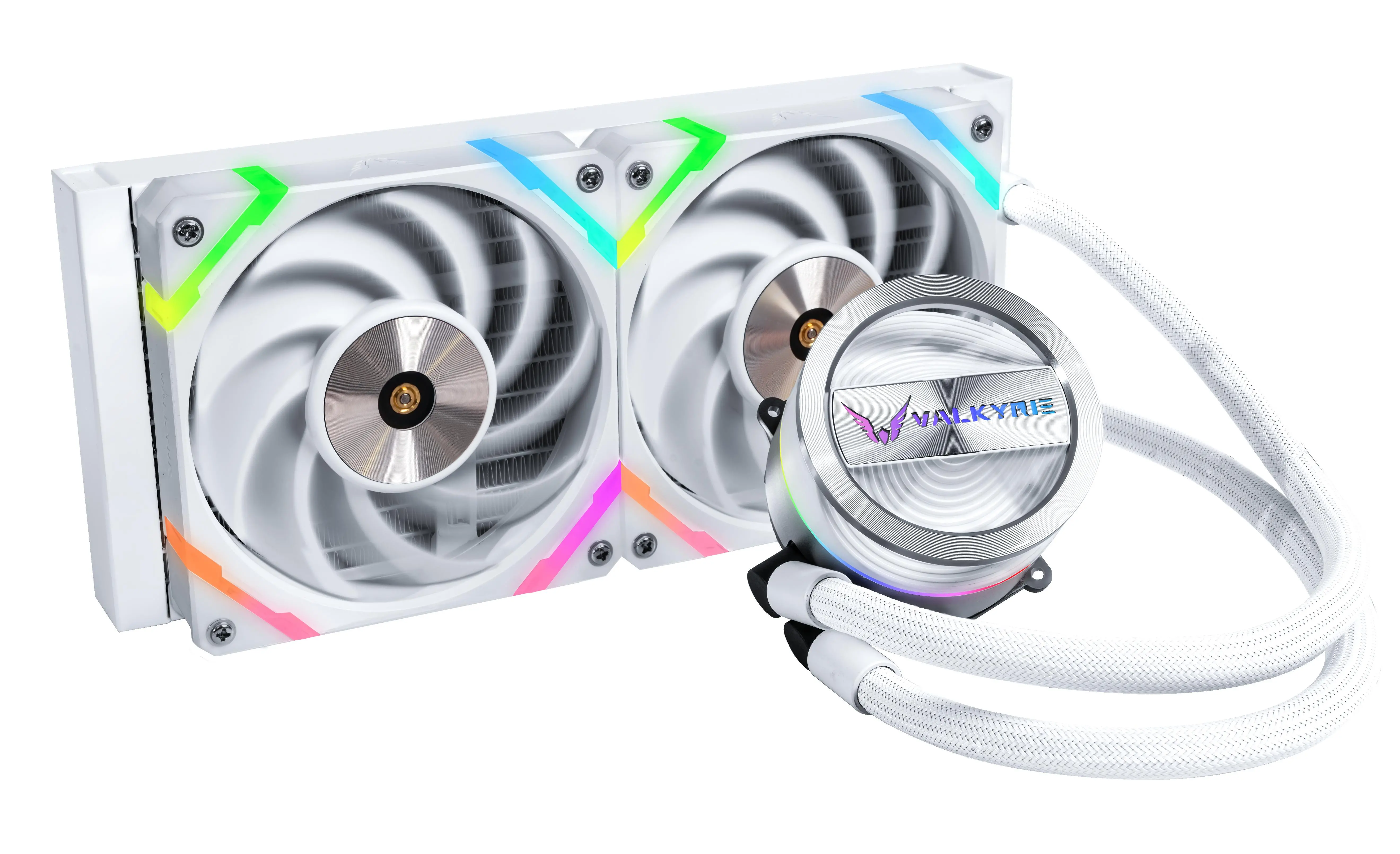 Chłodzenie Valkyrie Dragonfang 240 ARGB Biały