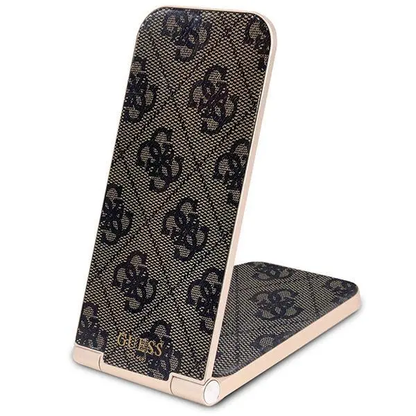 Ładowarka indukcyjna Guess 2w1 15W 4G Pattern MagSafe Brązowy