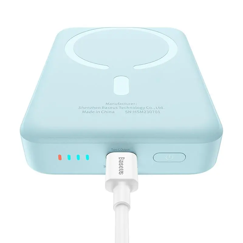 Powerbank Baseus P10059001313-00 Magnetic Mini Air 10000mAh 20W Niebieski