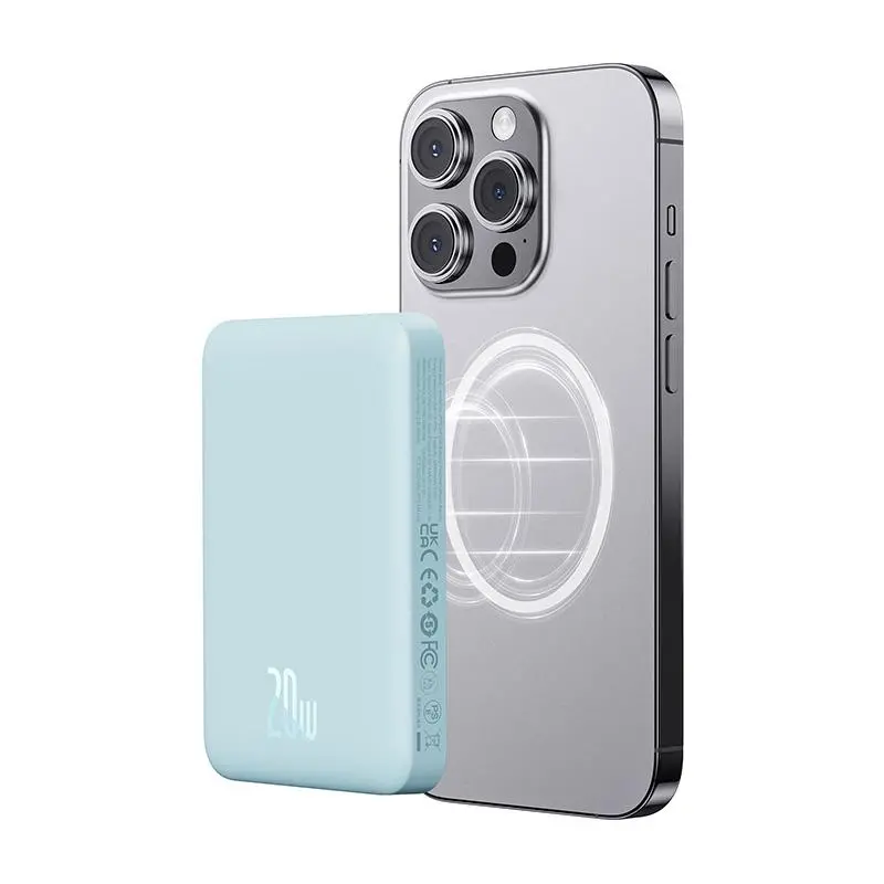Powerbank Baseus P10059001313-00 Magnetic Mini Air 10000mAh 20W Niebieski