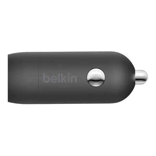 Ładowarka samochodowa Belkin USB-C 30 W kabel USB-C do USB-C Czarny