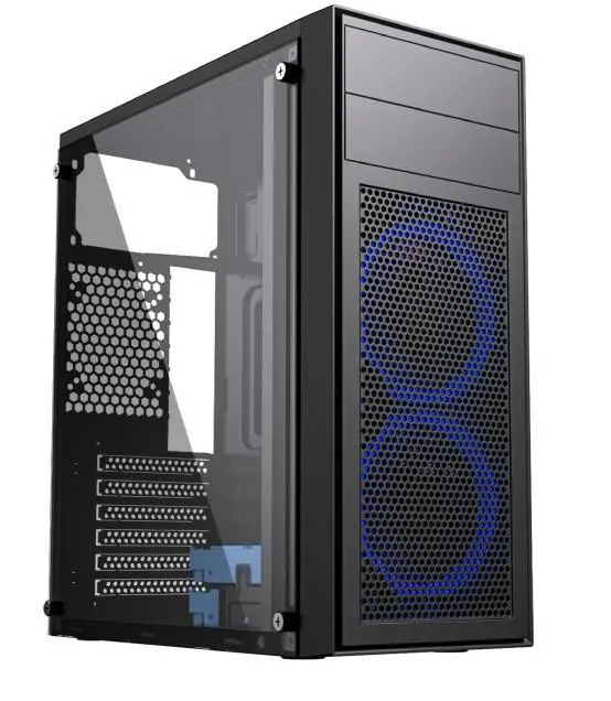 Obudowa Gembird Fornax M100B Czarny