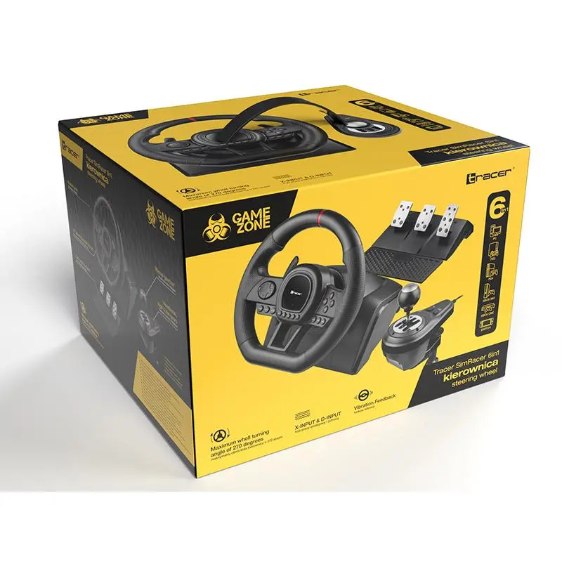 Tracer SimRacer 6w1 z pedałami do PS4, PS3, PC, Xbox One