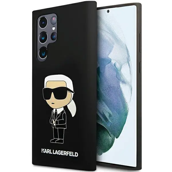 Karl Lagerfeld Silicone Ikonik do Samsung Galaxy S24 Ultra Czarny