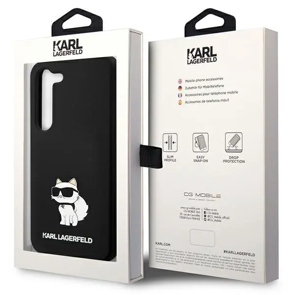 Etui Karl Lagerfeld Silicone Choupette do Samsung Galaxy S24 Czarny