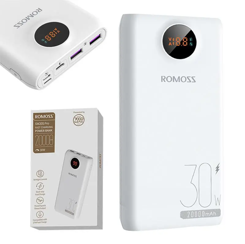 Powerbank Romoss SW20S Pro 20000mAh 30W Biały