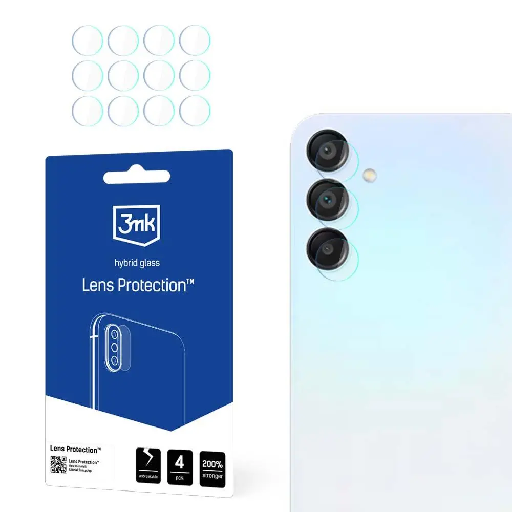 Szkło hybrydowe 3mk Lens Protection do Samsung Galaxy A15 5G