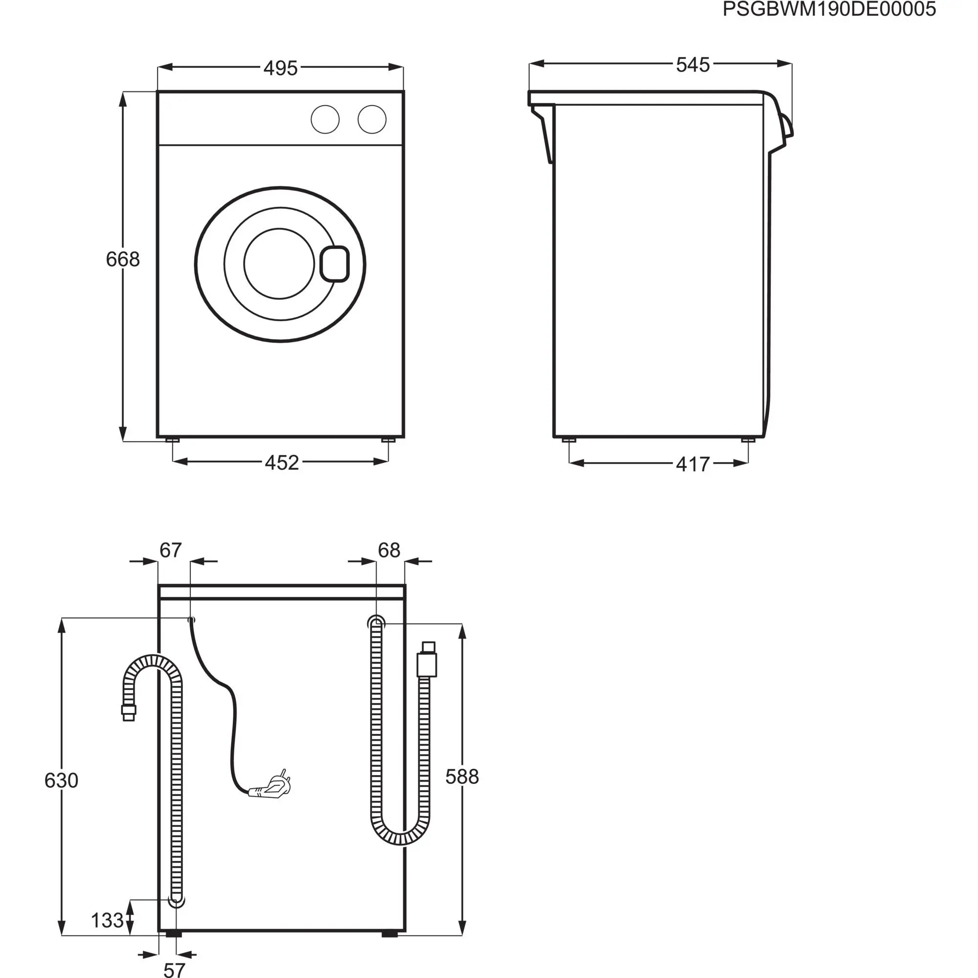 Pralka Electrolux PerfectCare EWC1352 3kg 1300obr/min