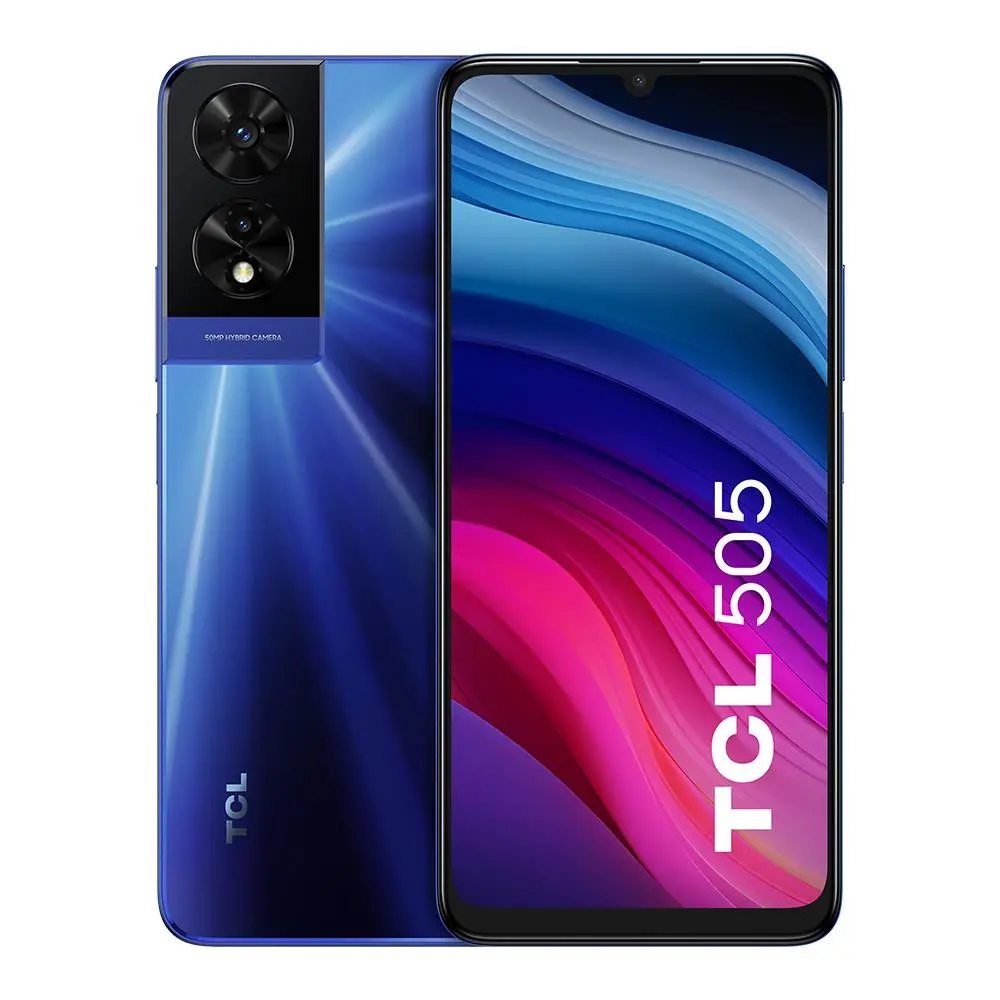 Smartfon TCL 505 4/128GB 6,75" 90Hz 50Mpix Niebieski
