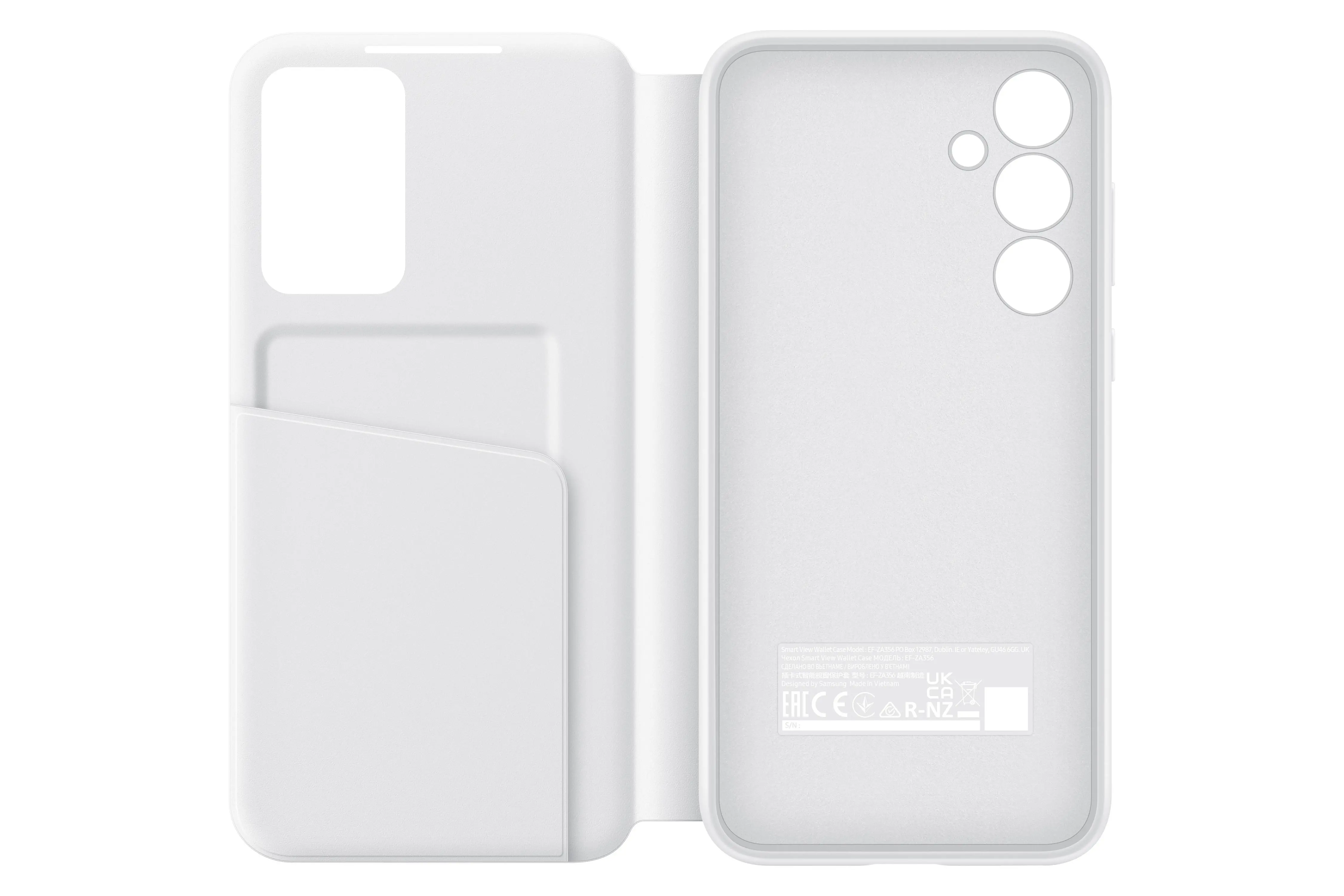 Etui Samsung Smart S View Wallet Cover do Galaxy A35 5G Biały