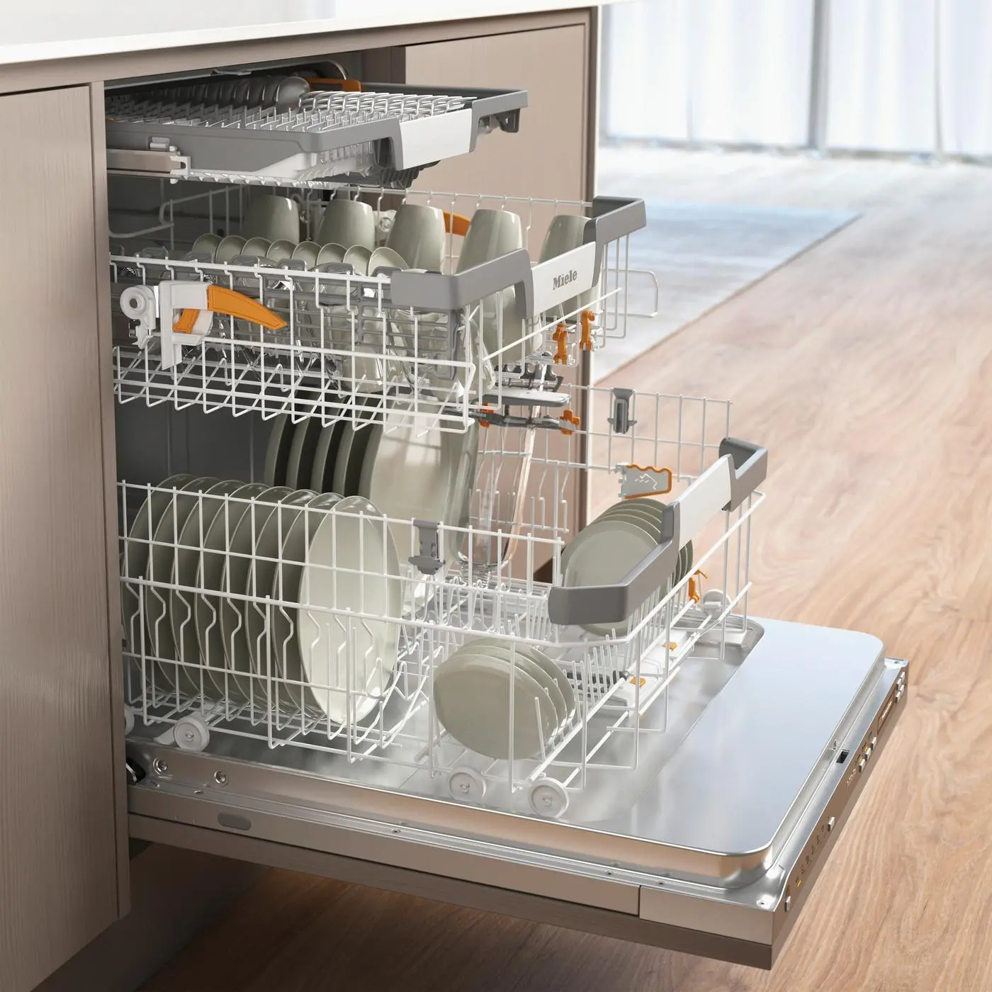Zmywarka Miele G7380SCVI 59,8cm Automatyczne otwieranie drzwi Szuflada na sztućce