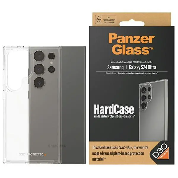 Etui PanzerGlass HardCase do Samsung Galaxy S24 Ultra S928 Przezroczysty