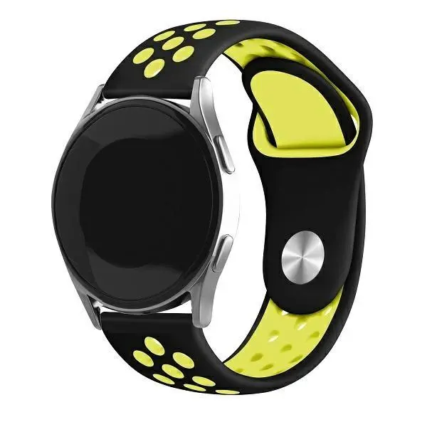 Pasek Beline do Watch 20mm Sport Silicone uniwersalny Czarno-żółty