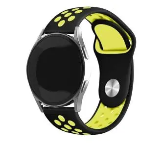 Pasek Beline do Watch 20mm Sport Silicone uniwersalny Czarno-żółty