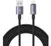 Kabel USAMS USB do Lightning 2,4A 1,2m Fast Charging Stalowy