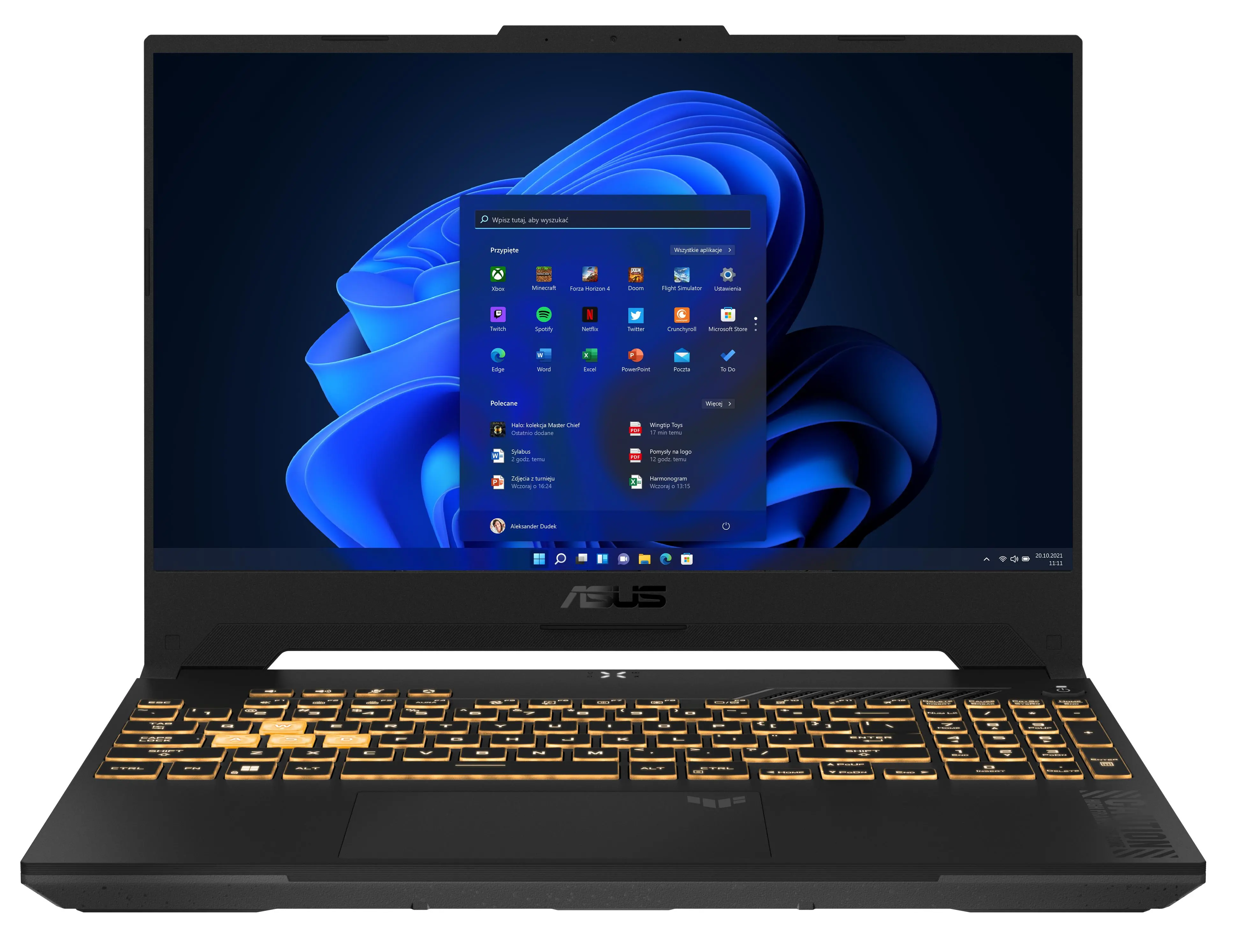 Laptop gamingowy ASUS TUF Gaming F15 2023 FX507VI-LP075W 15,6" 144Hz i7-13620H 16GB RAM 1TB Dysk SSD RTX4070 DLSS3 Win11 Szary