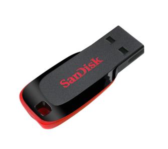 PenDrive SanDisk Cruzer Blade 128GB USB 2.0 Czarno-czerwony