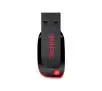 PenDrive SanDisk Cruzer Blade 128GB USB 2.0 Czarno-czerwony