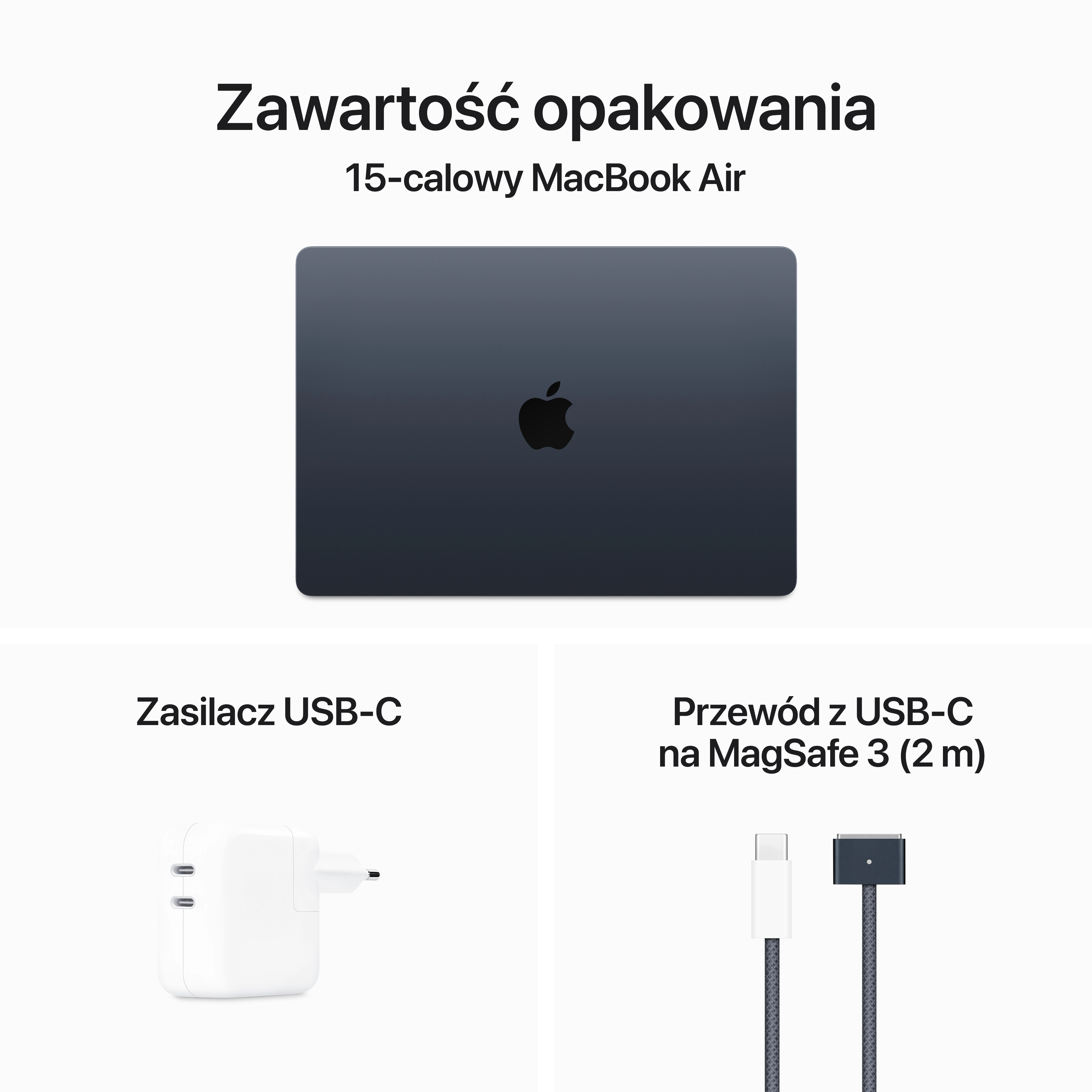 Apple MacBook Air 2024 15,3" M3 16GB RAM 512GB Dysk macOS Północ