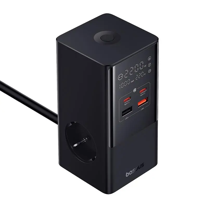 Ładowarka sieciowa Baseus PowerCombo 100W Czarny