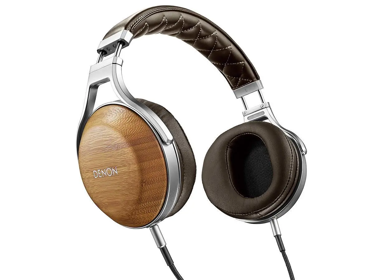 Słuchawki przewodowe Denon AH-D9200 Nauszne Brązowo-srebrny