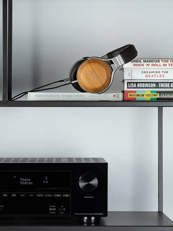 Słuchawki przewodowe Denon AH-D9200 Nauszne Brązowo-srebrny