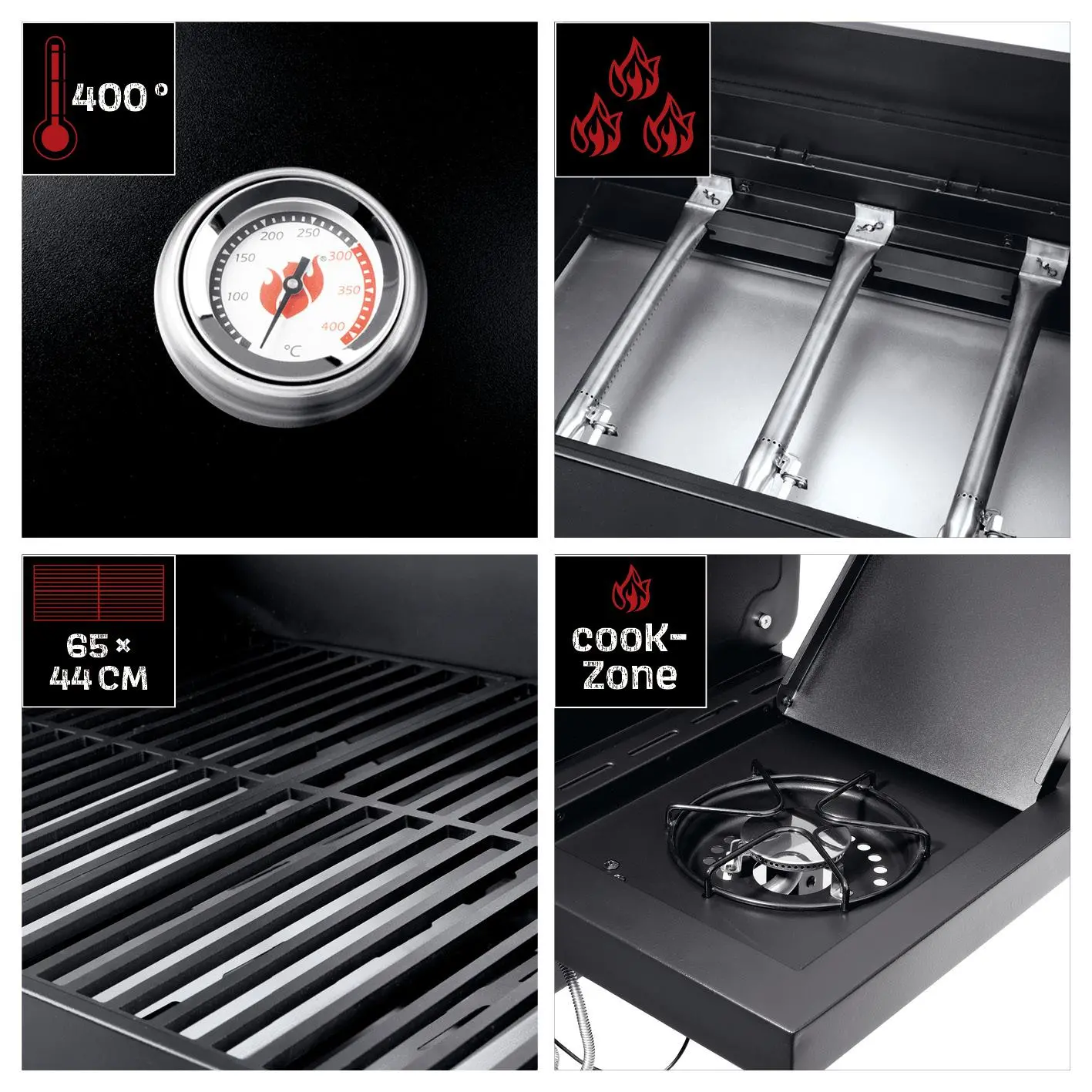 Grill gazowy Landmann Rookie 3.1 Cook 13714