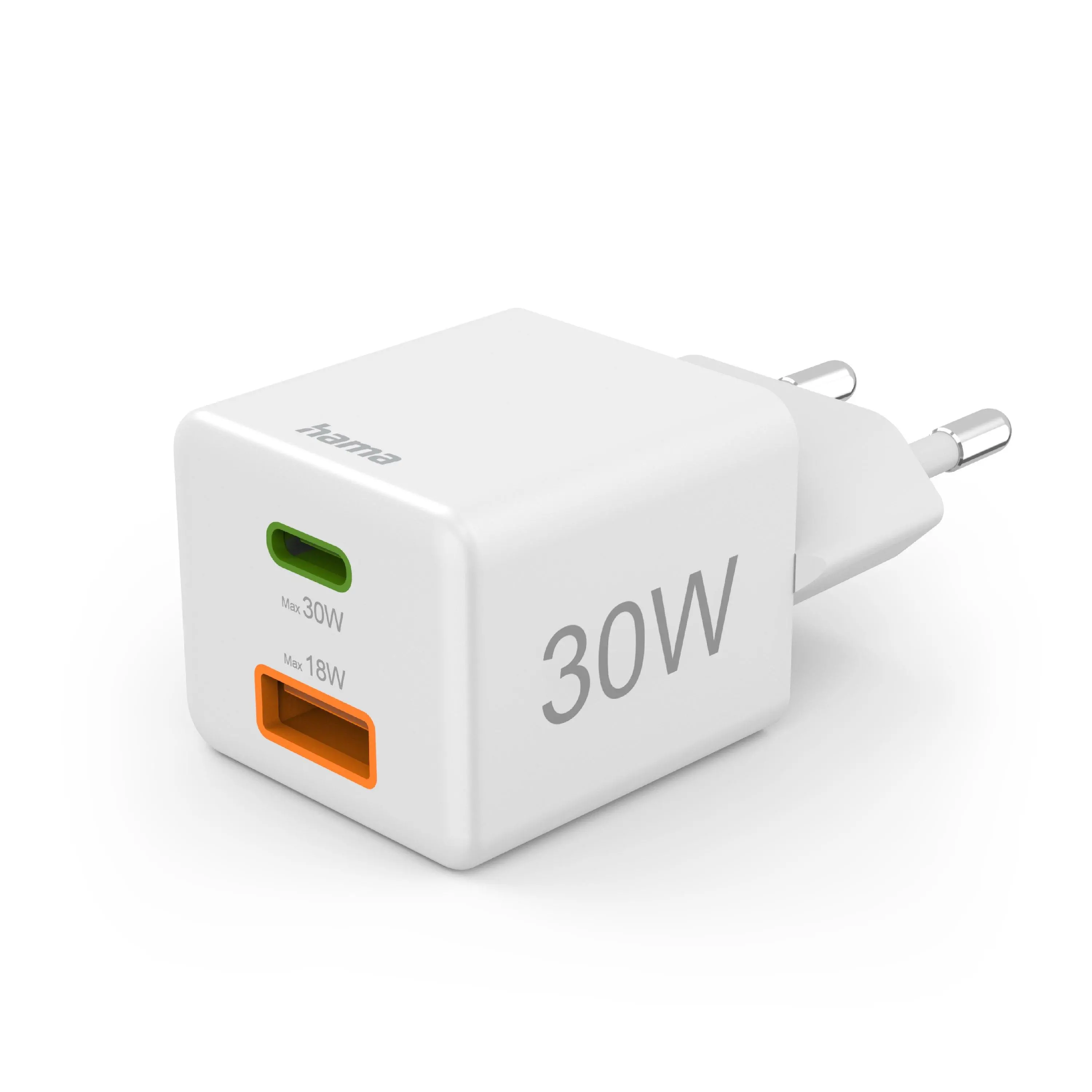 Ładowarka sieciowa Hama mini 30W PD/QC Biały