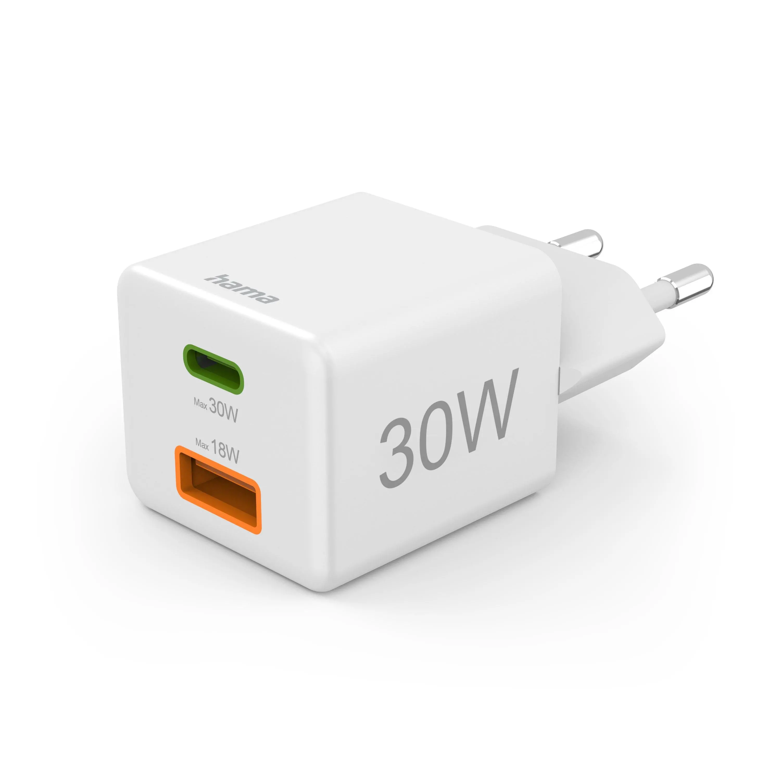 Ładowarka sieciowa Hama mini 30W PD/QC Biały