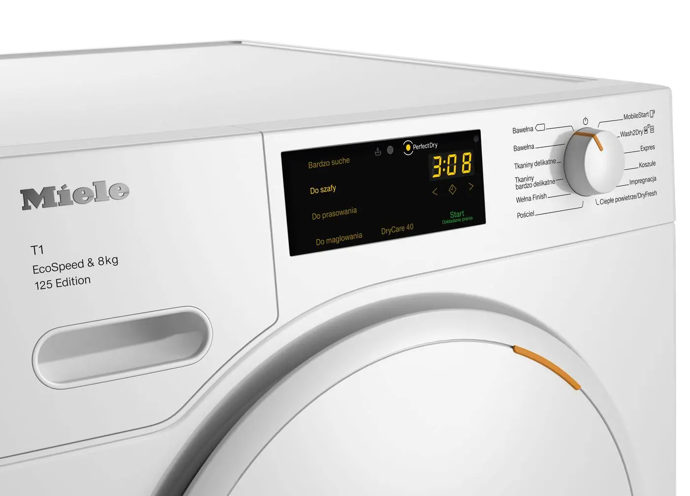 Suszarka Miele 125 Edition TWC660WP 65,5cm 8kg Zdalne sterowanie