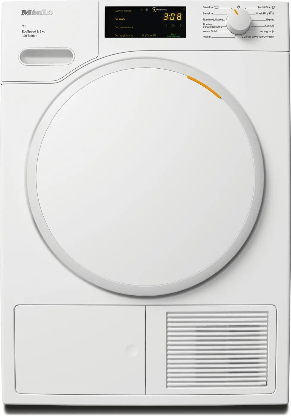 Suszarka Miele 125 Edition TWC660WP 65,5cm 8kg Zdalne sterowanie