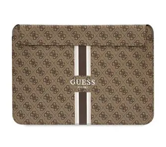 Etui na laptop Guess 4G Printed Stripes GUCS14P4RPSW 14" Brązowy