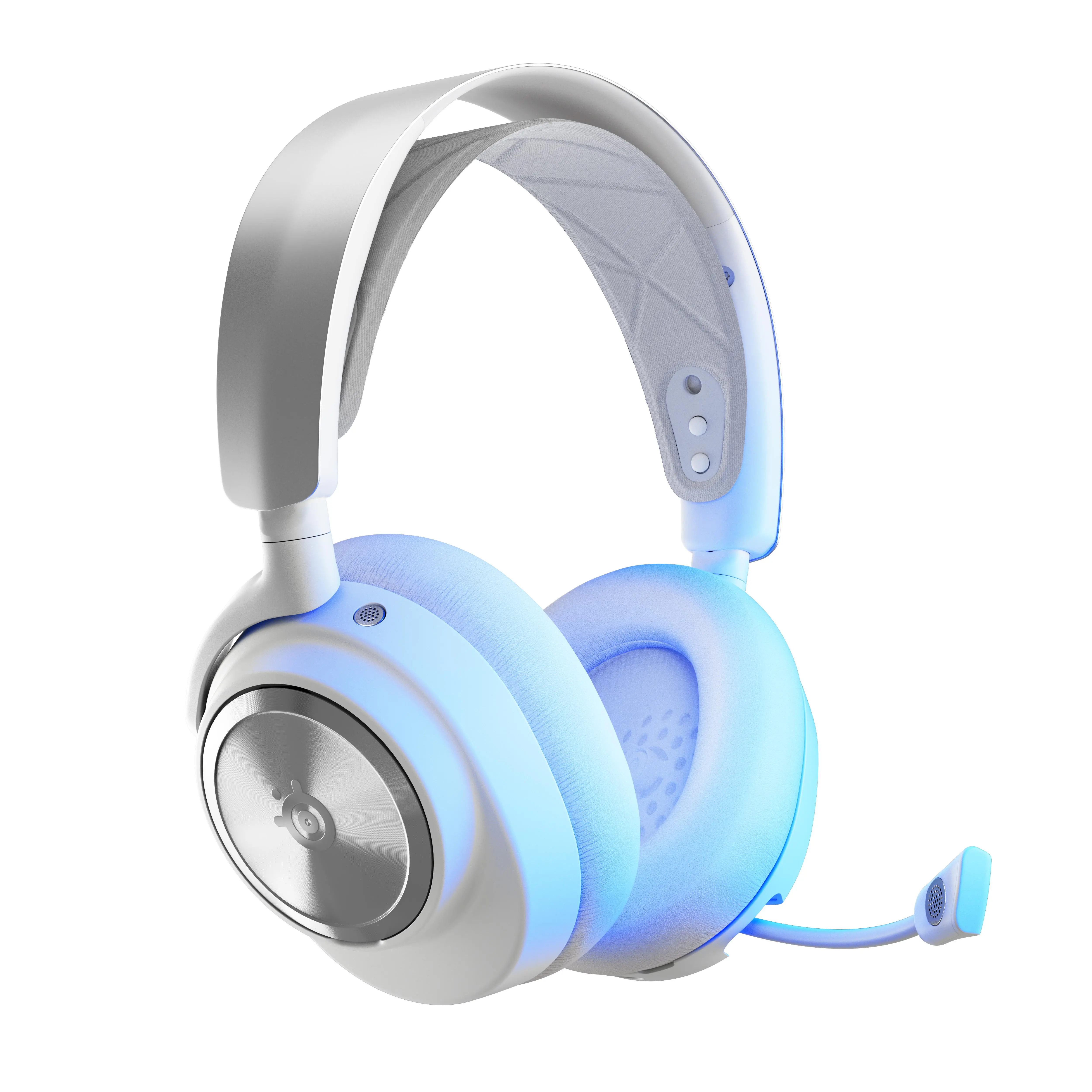 Słuchawki bezprzewodowe z mikrofonem SteelSeries Arctis Nova Pro P Wireless Nauszne Biały