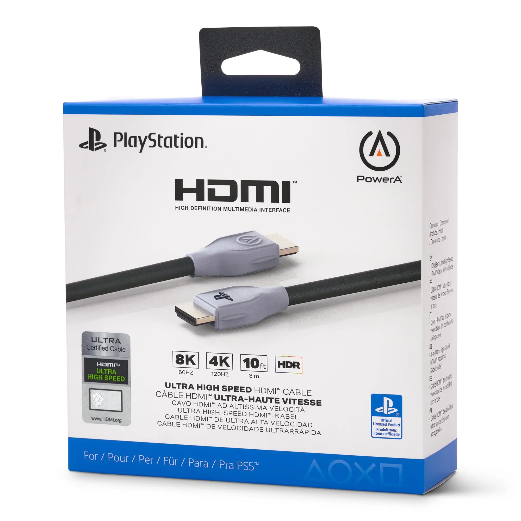 Kabel PowerA 1520481-01 HDMI 4K do PS5