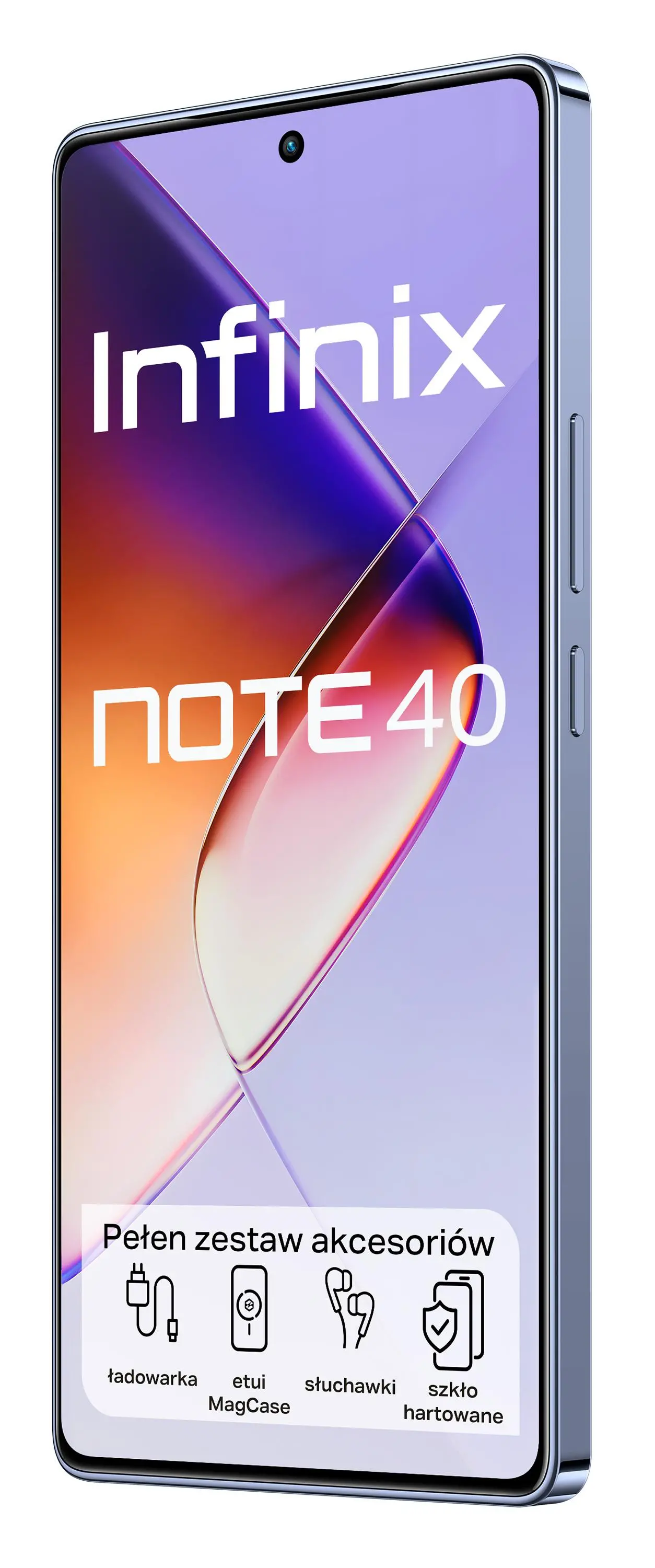 Smartfon Infinix Note 40 8/256GB 6,78" 120Hz 108Mpix Obsidian Black