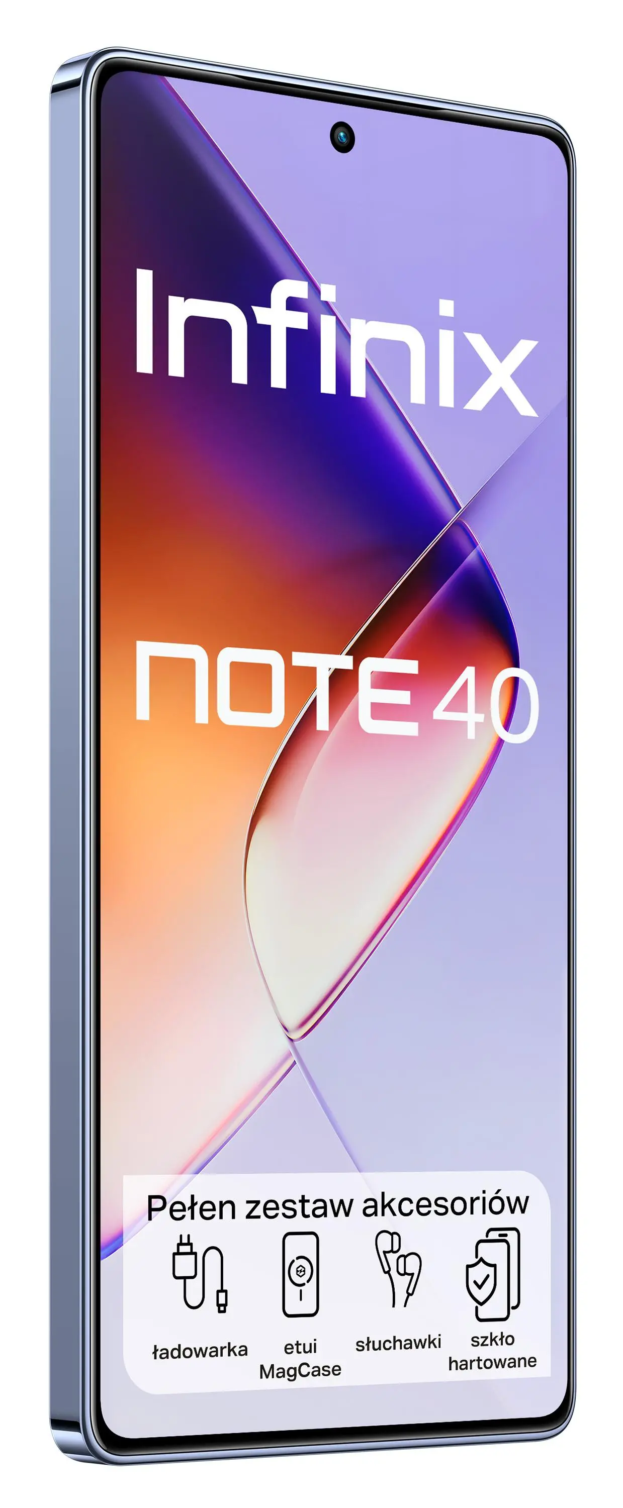 Smartfon Infinix Note 40 8/256GB 6,78" 120Hz 108Mpix Obsidian Black