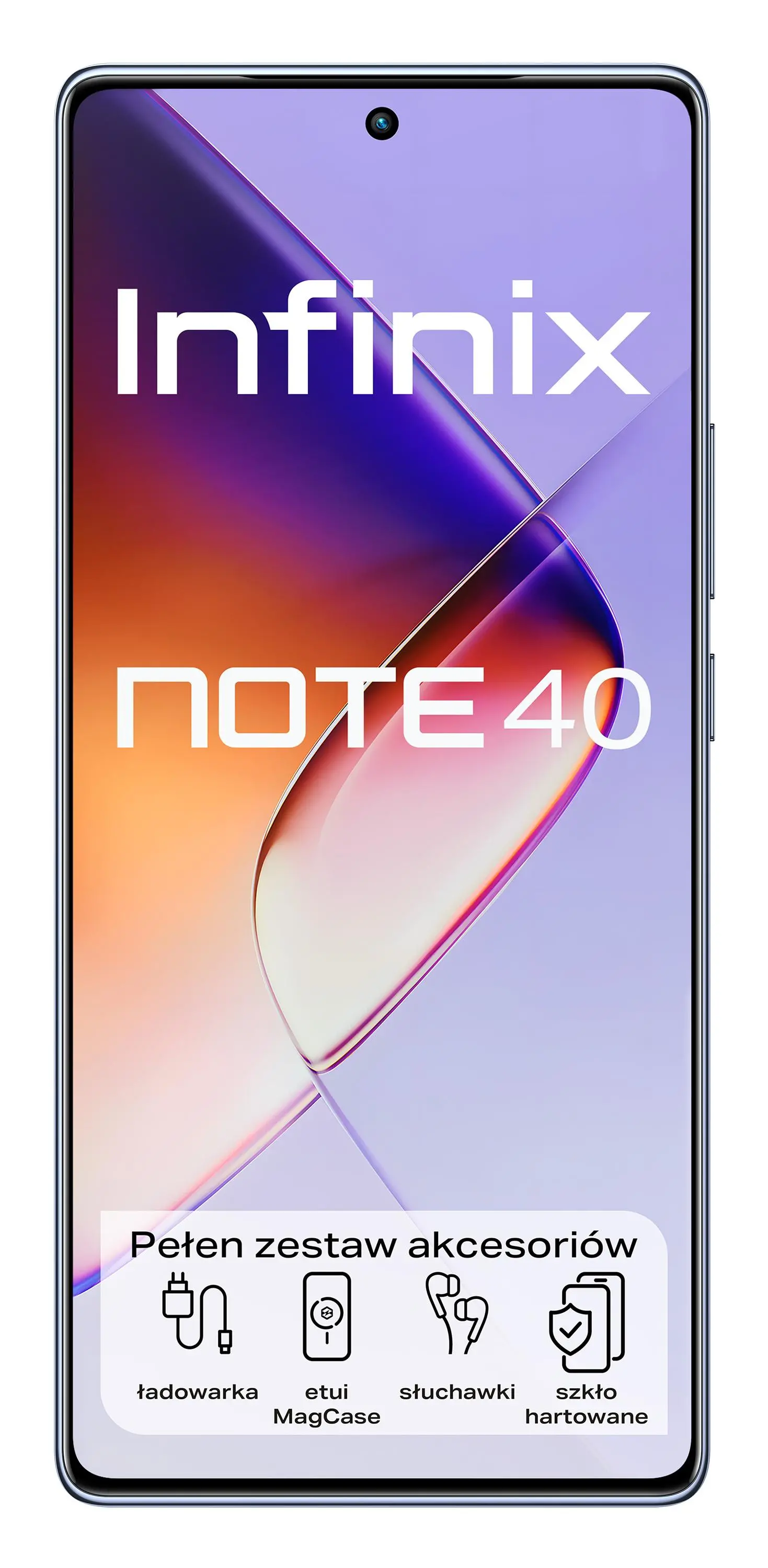 Smartfon Infinix Note 40 8/256GB 6,78" 120Hz 108Mpix Obsidian Black