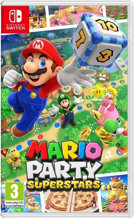 Konsola Nintendo Switch OLED Czerwono-niebieski + Mario Party Superstars
