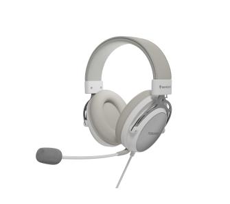 Słuchawki przewodowe z mikrofonem Genesis Toron 301 Nauszne Biały