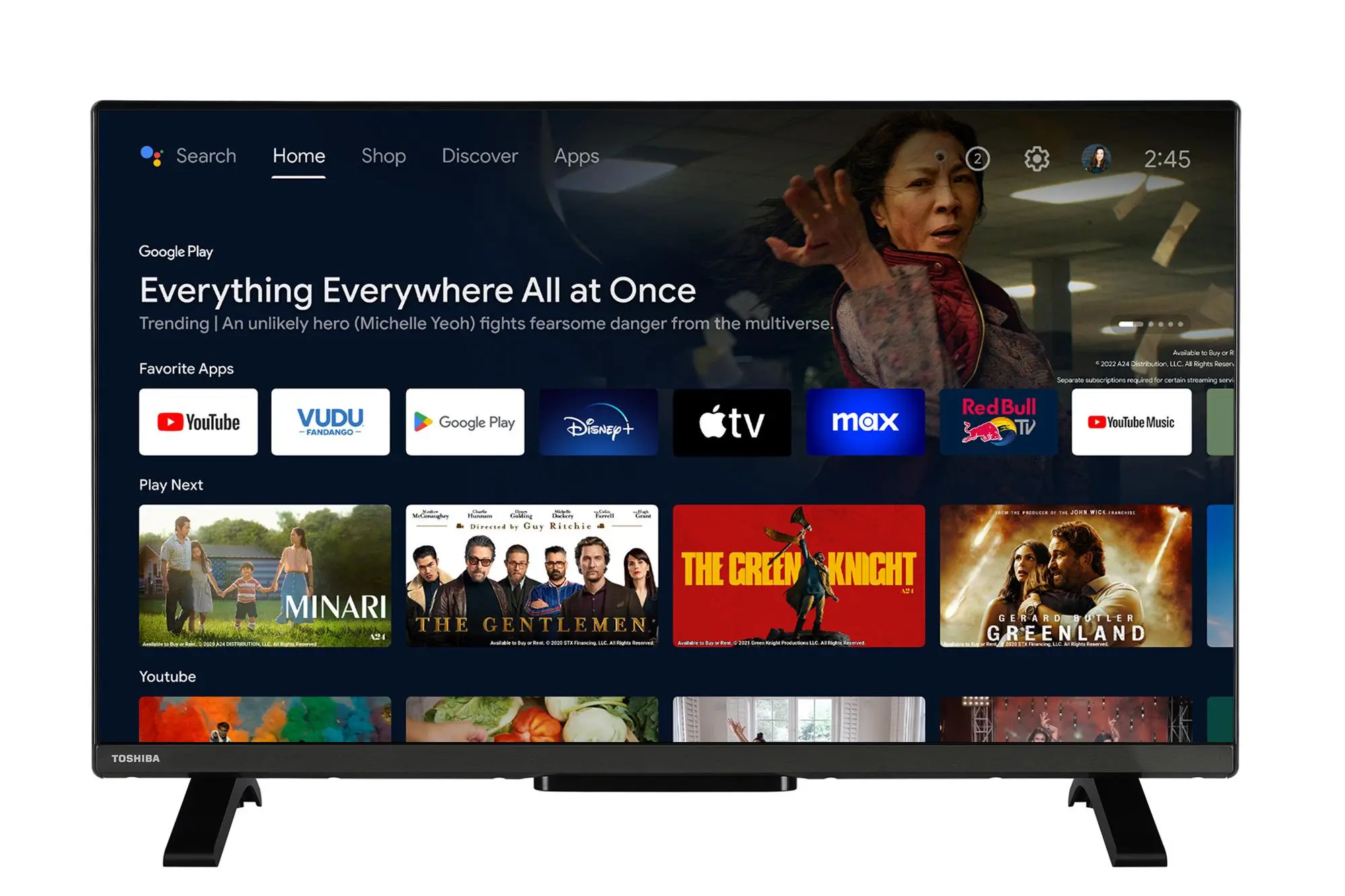 Telewizor Toshiba 32LA2E63DG 32" LED Full HD Android TV DVB-T2