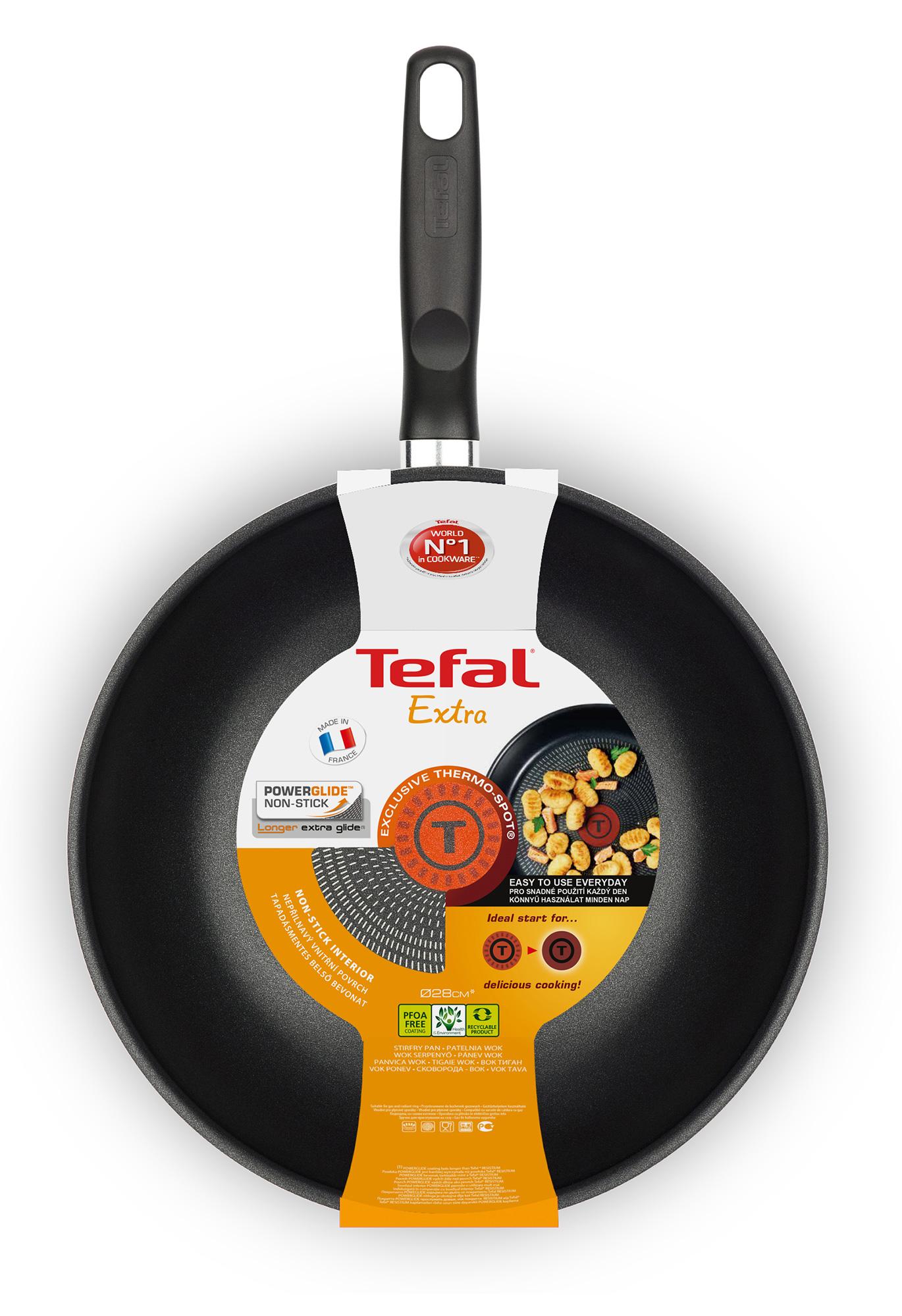 Patelnia Tefal Wok Extra B3011972 Nieprzywierająca 28cm