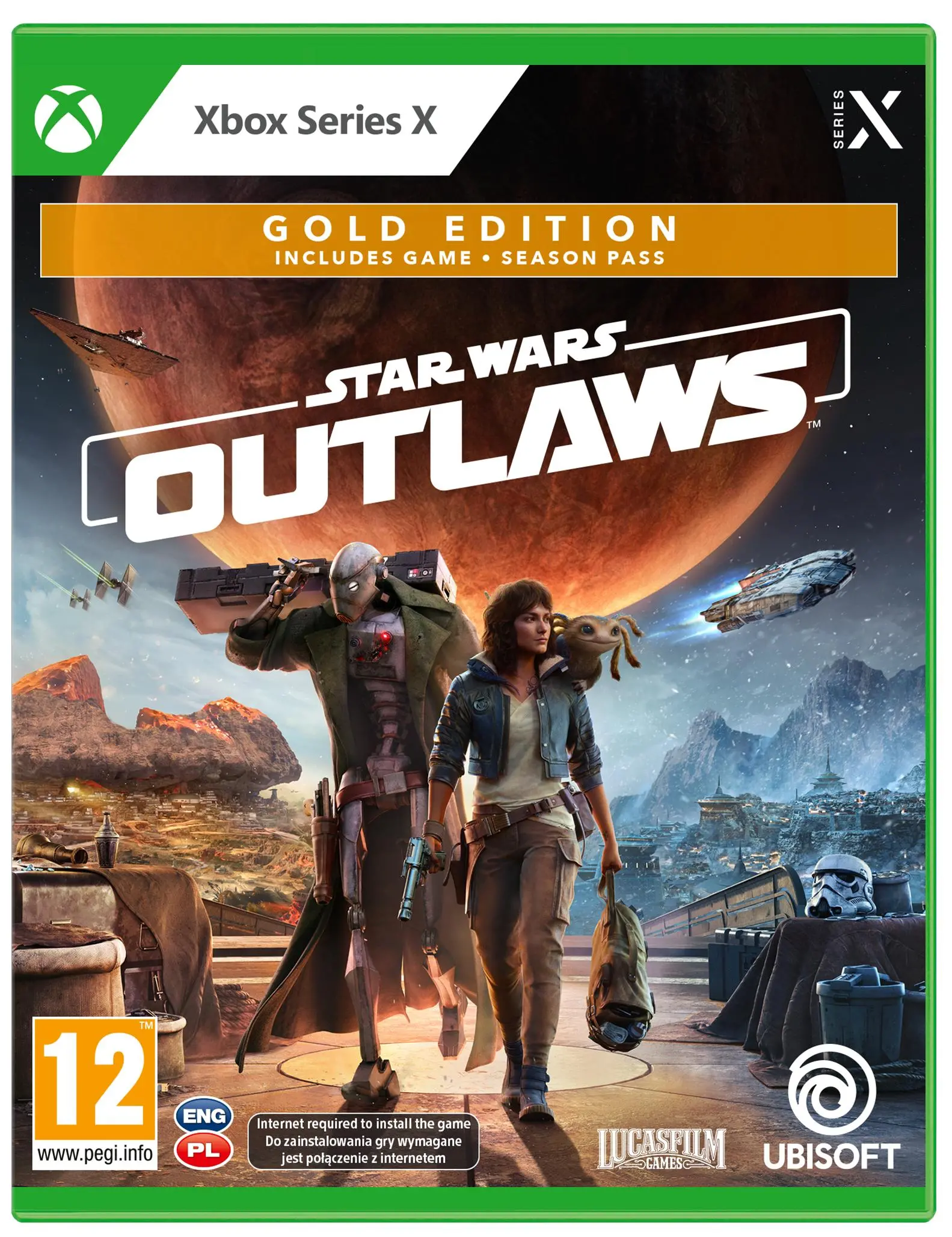 Star Wars Outlaws Edycja Gold Gra na Xbox Series X