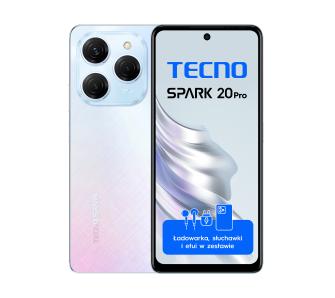 Smartfon Tecno SPARK 20 Pro 12/256GB 6,78" 120Hz 108Mpix Biały
